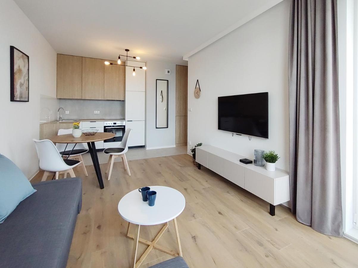Elegant 3City Apartment With Parking In Gdansk By Noclegi Renters Kültér fotó