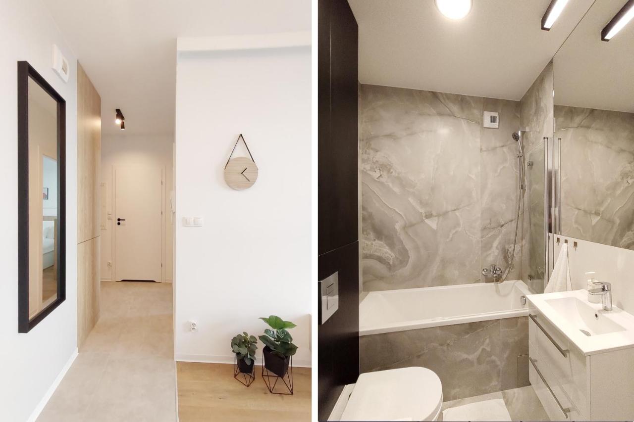 Elegant 3City Apartment With Parking In Gdansk By Noclegi Renters Kültér fotó