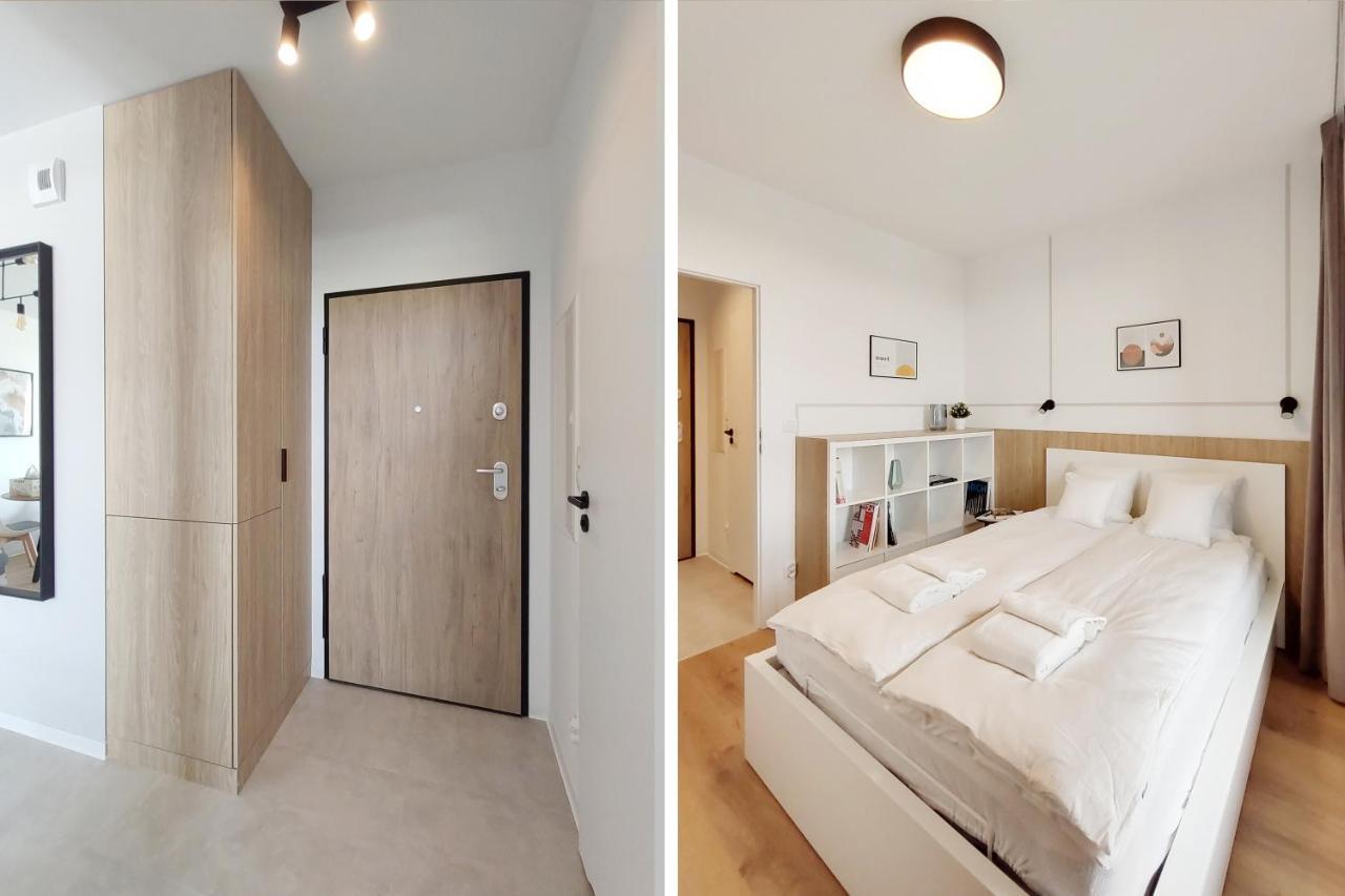 Elegant 3City Apartment With Parking In Gdansk By Noclegi Renters Kültér fotó