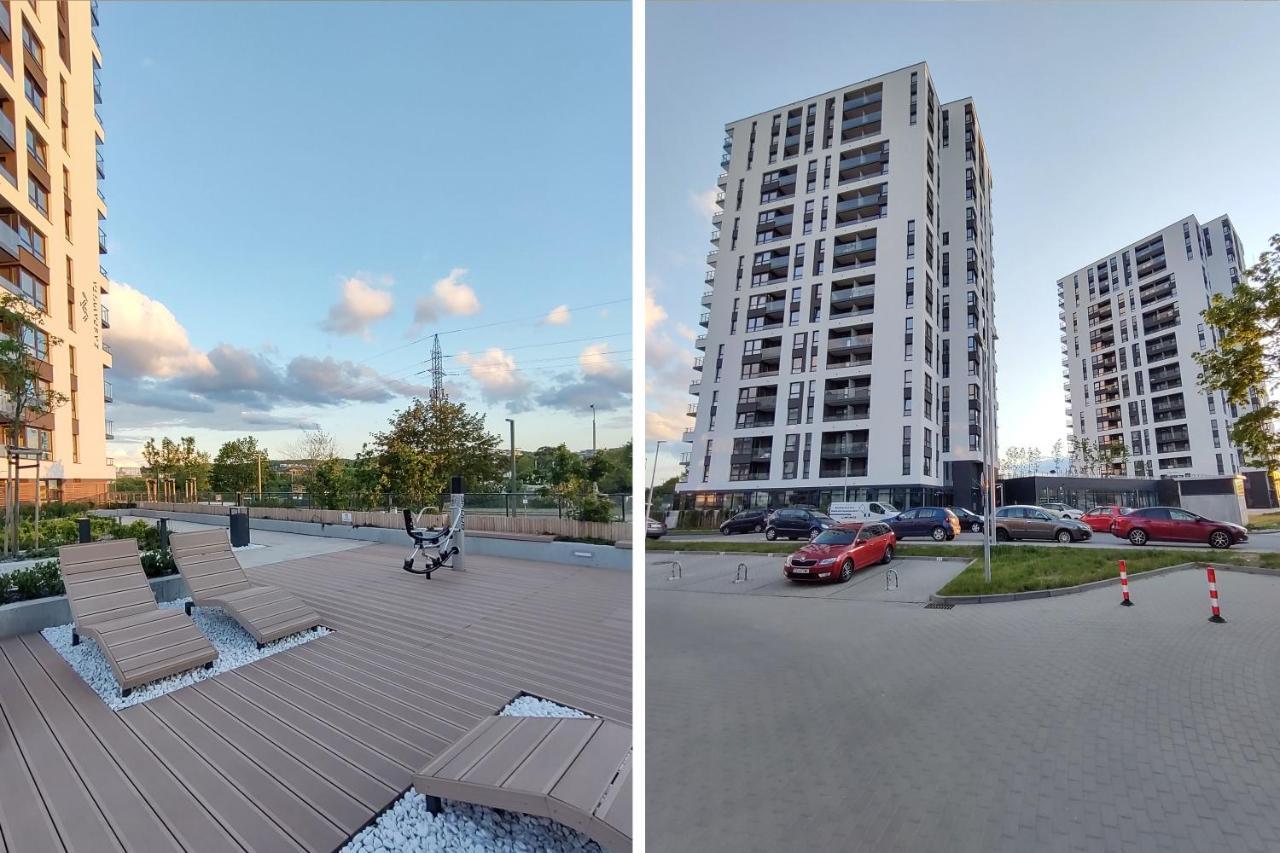 Elegant 3City Apartment With Parking In Gdansk By Noclegi Renters Kültér fotó